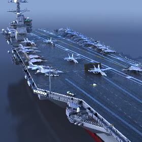 3D CVN-78 USS Gerald Ford model